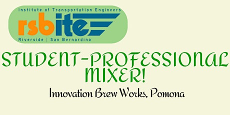 RSBITE Student-Professional Mixer primary image