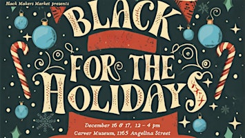 Black for the Holidays with the Black Makers Market primary image