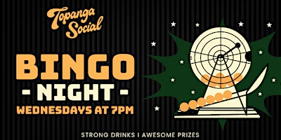 Immagine principale di Bingo Night at Topanga Social 