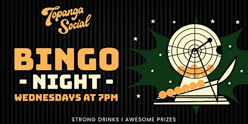 Imagem principal do evento Bingo Night at Topanga Social