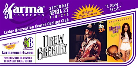 Imagen principal de Karma Concerts Cabaret Drew Gregory & Special Guest Sheyna Gee