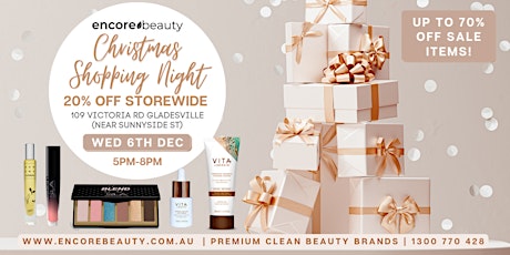 Primaire afbeelding van Encore Beauty Christmas Shopping Night