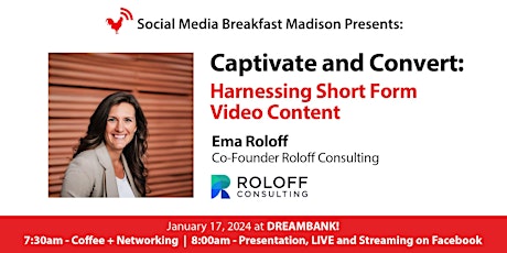 Captivate and Convert: Harnessing Short Form Video Content primary image