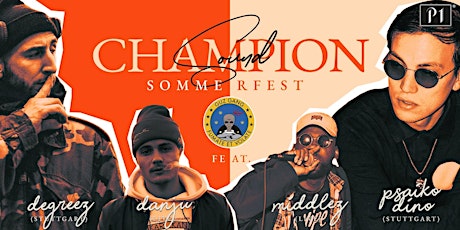 P1 Champion Sound Sommerfest w/ Psaiko, Degreez, Middlez, Danju