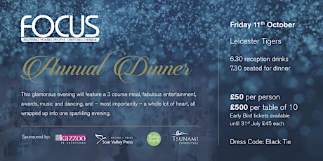 FOCUS Charity Annual Dinner primary image
