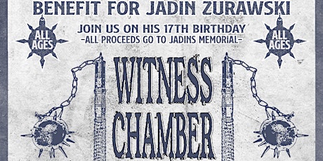 REMEMBERING JADIN ZURAWSKI - WITNESS CHAMBER, STOMP + MORE primary image