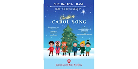 Christmas Carol Family Choir Workshop primary image