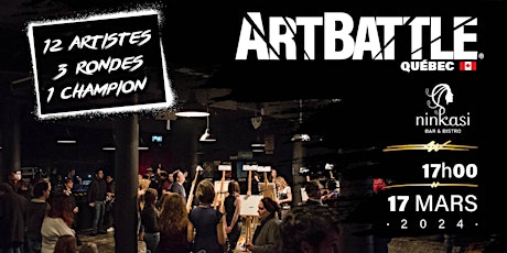 Art Battle Quebec City - 17 Mars, 2024 primary image