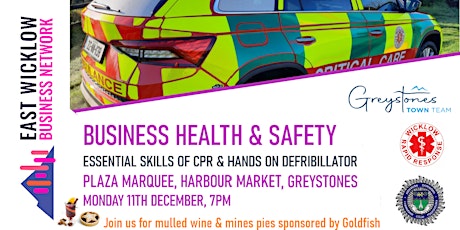 Business Health & Safety: essential skills of basic CPR and defibrillator primary image