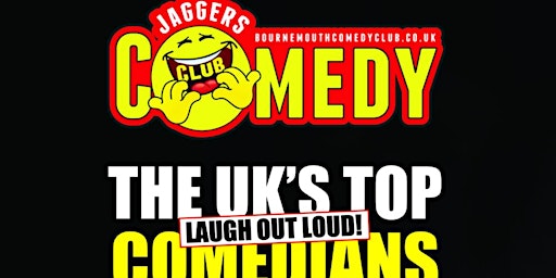 Imagem principal do evento Jaggers Comedy Club Bournemouth: Stand up Comedy  show
