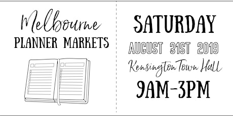 Melbourne Planner Markets - VIP Ticket and Goodie Bag primary image
