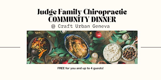 Community Dinner and Health Talk primary image