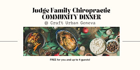 Community Dinner and Health Talk