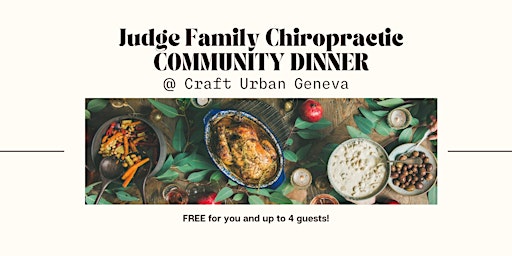 Image principale de Community Dinner and Health Talk