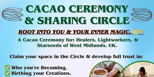 Immagine principale di The LAST public Cacao Ceremony & Sharing Circle (WOLVERHAMPTON) 