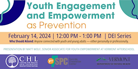 Youth Engagement and Empowerment as Prevention primary image
