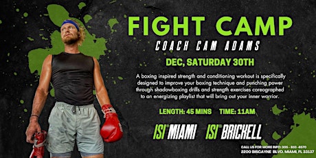 Fight Camp: Boxing & Strength Workout  at ISI Miami primary image