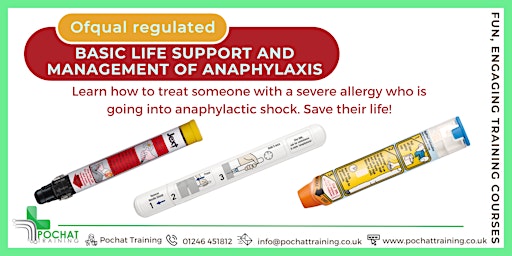 Image principale de QA Level 2 Award in Basic Life Support and Management of Anaphylaxis (RQF)