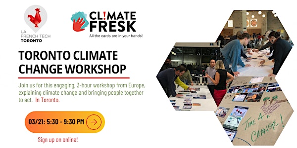 Atelier sur le changement climatique avec La French Tech Toronto