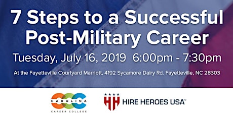 CCC Seminar: 7 Steps to a Successful Post-Military Career  primary image