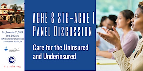 Imagen principal de Panel Discussion: Care for the Uninsured and the Underinsured