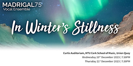 Madrigal 75 Concert Wednesday, 20th December, 2023:  In Winter's Stillness primary image