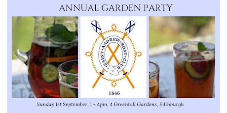 St Andrew Boat Club Annual Garden Party primary image