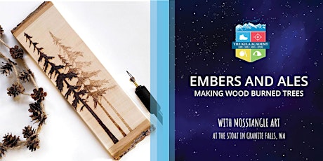 Embers and Ales: Making Wood Burned Trees at The Stoat primary image