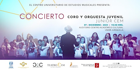 Imagen principal de Concierto Coro y Orquesta Juvenil Junior CEM & VOCIQ