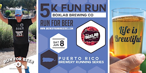 Hauptbild für 5k Beer Run x  Boxlab Brewing Company | 2024 PR Brewery Running Series