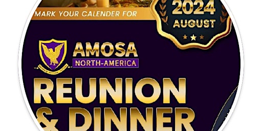 Primaire afbeelding van AMOSA NORTH AMERICA FUNDRAISING DINNER DANCE