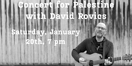 Concert for Palestine with David Rovics primary image