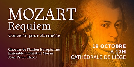 Primaire afbeelding van MOZART Requiem - Concerto pour clarinette - Cathédrale de Liège