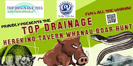 Top Drainage - Herekino Tavern Whānau Boar Hunt primary image