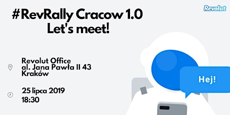 #RevRally Cracow 1.0: Let's meet! primary image