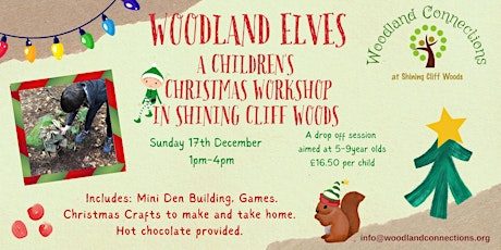 Woodland Elves - A Children's Christmas Craft Workshop & Woodland Adventure primary image