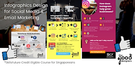Infographics Design for Social Media Course (SkillsFuture Credit Eligible) primary image