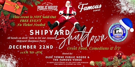 The Shipyard Shutdown Party-Olde Towne Public House-Portsmouth primary image