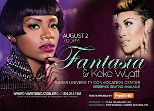 Benefit Concert featuring Fantasia & KeKe Wyatt for Divine Foundation, Inc. primary image