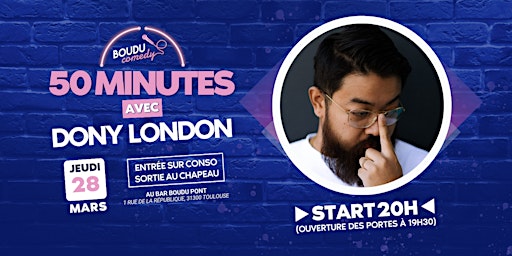 Primaire afbeelding van 5O minutes avec Dony London - Stand Up Comedy