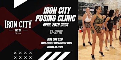 Primaire afbeelding van IRON CITY GYM POSING CLINIC