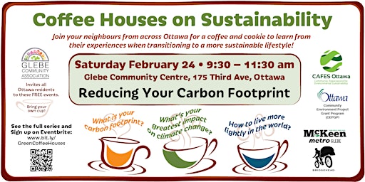 Coffee Houses on Sustainability - Reducing Your Carbon Footprint primary image