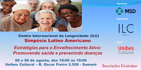 Imagem principal do evento Simpósio Regional “Estratégias para o envelhecimento ativo: promovendo saúde e prevenindo doenças”