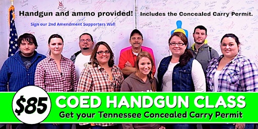 Coed Basic Handgun Class  with Concealed Carry Permit primary image