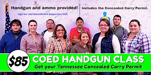 Imagen principal de Coed Basic Handgun Class  with Concealed Carry Permit