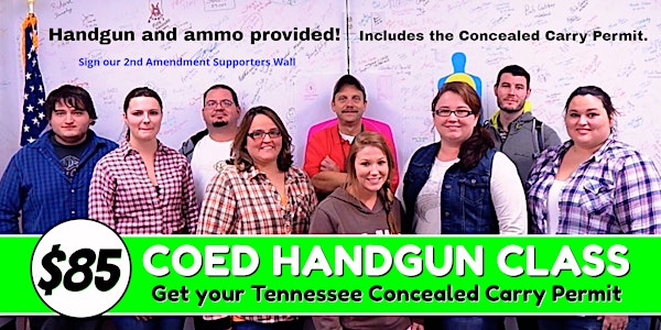 Coed Basic Handgun Class  with Concealed Carry Permit