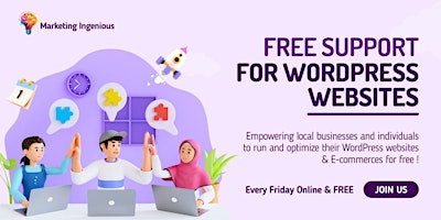 Image principale de WordPress Support Fridays