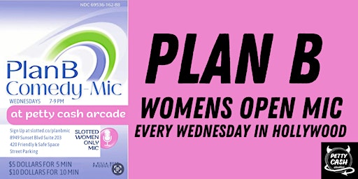 Immagine principale di PLAN B OPEN MIC (WOMEN ONLY) 