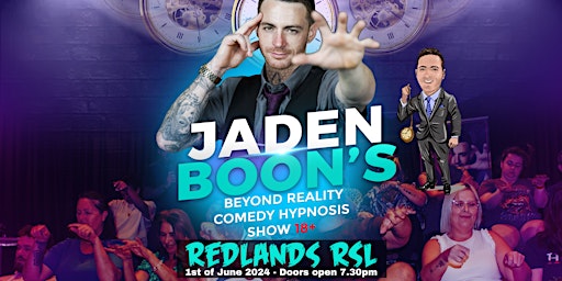 Primaire afbeelding van Beyond Reality - Jaden Boon's Comedy Hypnosis Show 18+