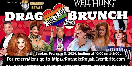 Love Is Love  Drag Brunch featuring the Roanoke Royals primary image